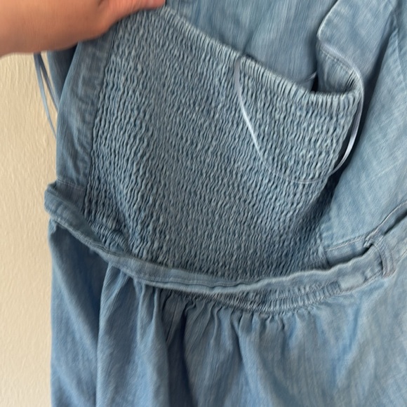 Hollister Blue One Piece Denim Romper large - Picture 6 of 7